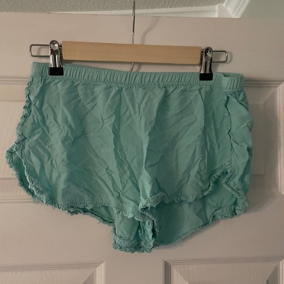 Old Navy Aqua ruffle pajama short : small petite - Picture 1 of 1